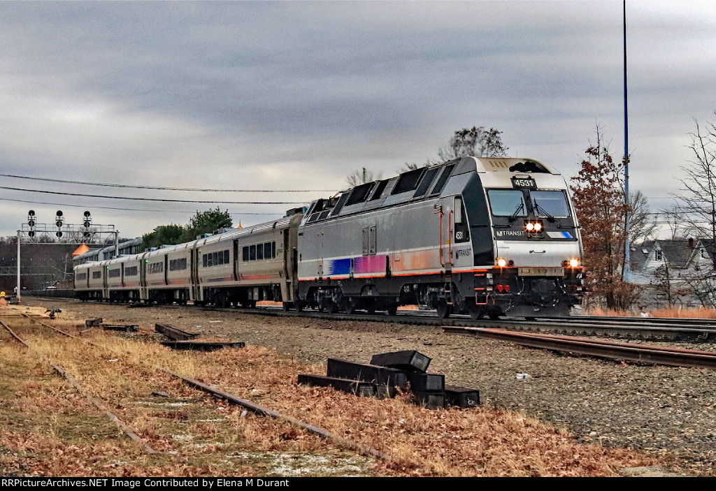 NJT 4531 on train 1109